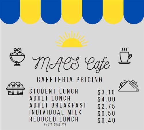 Macs cafe pricing 